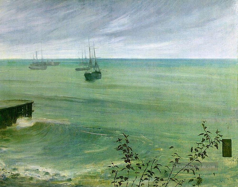 Symphony in Grau und Grün The Ocean James Abbott McNeill Whistler Ölgemälde